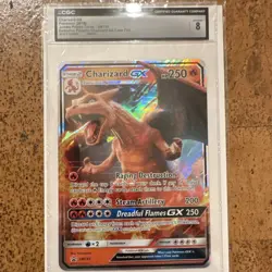 Pokemon 2019 Charizard GX Jumbo Promo Holo SM195 Detective Pikachu CGC 8 - Image 1
