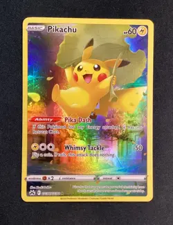 2023 Pokemon SWSH Crown Zenith Pikachu Galarian Gallery #GG30/GG70 - Image 1