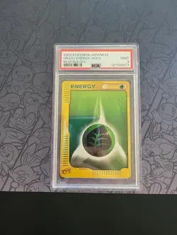Pokemon: Grass Energy Holo e-Reader McDonald's Collection 2002 - PSA 9 - E102 - Image 1