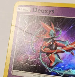 Deoxys 67/168 NM-LP Holo Rare Pokemon 2018 Sun & Moon Celestial Storm Card Error - Image 2