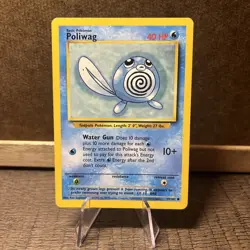 Poliwag 59/102 Base Set Unlimited Common Pokemon - Image 1