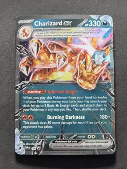 Charizard ex 196 Double Rare Scarlet & Violet Promo Pokemon TCG - Image 1