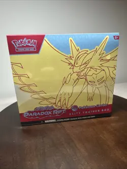 Pokemon Center Paradox Rift Roaring Moon Sealed ETB -read description - Image 1