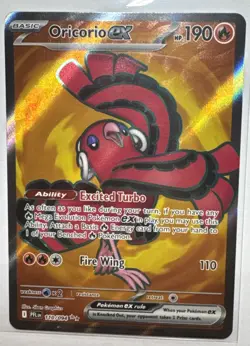 Oricorio EX 110/094 Ultra Rare Phantasmal Flames Pokemon TCG NM-Mint Pokemon - Image 1