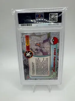 PSA 8 2000 Pokemon Game Topps Chrome Aerodactyl TV Rare Base - Image 2