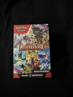 Pokemon TCG Paldea Evolved Booster Bundle Factory Sealed! 6 Packs! See Desc. - Image 1