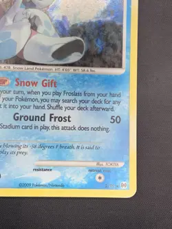 Pokemon TCG 2009 Froslass LV.45 2/99 Holo Rare Platinum Arceus - Image 5