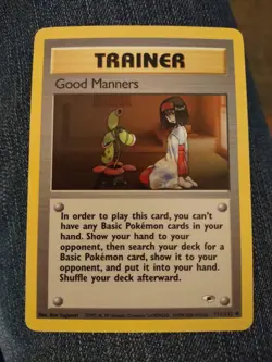 1x Good Manners 111/132 Gym Heroes Regular NM Pokemon TCG - Image 1