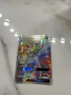 Pokemon Alolan Ninetales GX 150/145 SM Guardians Rising Holo Secret Rare - Image 2