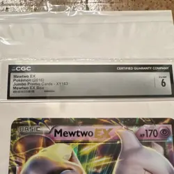 Pokemon Mewtwo EX Jumbo Promo Holo XY183 2016 EX Box. CGC graded 6 - Image 3