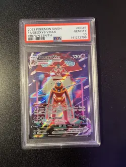 2023 Pokemon Sword And Shield Crown Zenith Deoxys VMAX #GG45 PSA 10 - Image 1