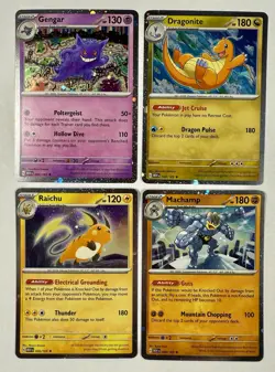 Pokemon 151 Sam’s Club Mini Tin Bundle Set of 4 Cosmos Holo Promos (Promos only) - Image 1