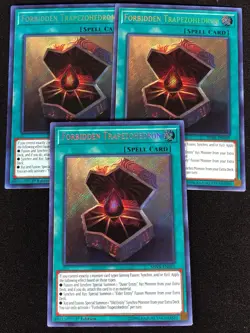 Yugioh Forbidden Trapezohedron SHVA-EN019 1st SECRET X3 (NM) - Image 1