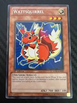 Yugioh Wattsquirrel STBL-EN029 Rare 1st Edition LP - Image 1