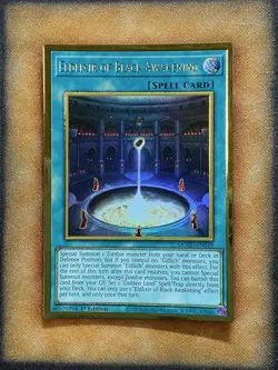 Yugioh Eldlixir of Black Awakening MGED-EN049 Gold Rare 1st Ed NM - Image 1
