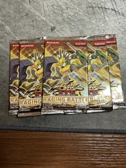 Raging Battle 1st Edition Booster Pack! Rare! Yugioh 5Ds - Image 1