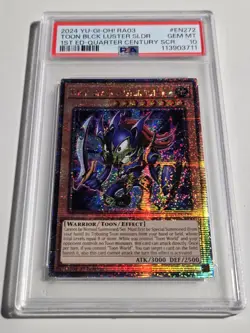 2024 YU-GI-OH! RA03-QUARTER CENTURY BONANZA TOON BLACK LUSTER SOLDIER PSA 10 - Image 4