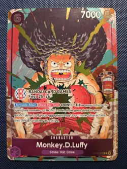 Monkey.D.Luffy (BANDAI Card Games Fest 25-26) OP07-073 One Piece Promotion Cards - Image 2