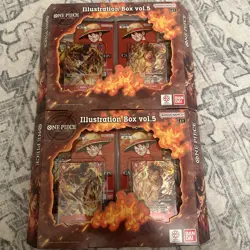 One Piece Illustration Box Volume 5 Sealed Box LOT OF 2 SHIPS ASAP - Image 1