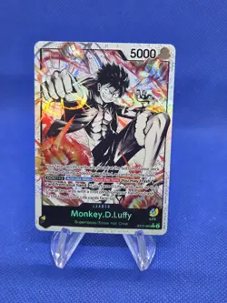One Piece Ultra Deck Three Brothers Monkey D Luffy ST13-003 Parallel Alt Art NM - Image 1