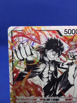 One Piece Ultra Deck Three Brothers Monkey D Luffy ST13-003 Parallel Alt Art NM - Image 3
