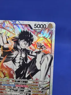 One Piece Ultra Deck Three Brothers Monkey D Luffy ST13-003 Parallel Alt Art NM - Image 4