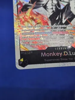 One Piece Ultra Deck Three Brothers Monkey D Luffy ST13-003 Parallel Alt Art NM - Image 5