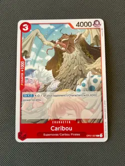 PRE ERRATA-OP01 ROMANCE DAWN EXACT PIC One Piece TCG Caribou OP01-007 Eng - Image 1
