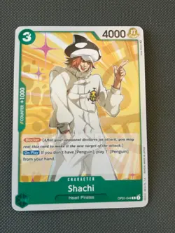 Shachi OP01-044 PRE ERRATA Romance Dawn One Piece CCG NM English - Image 1