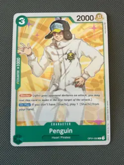Penguin OP01-050 PRE ERRATA-ROMANCE DAWN One Piece TCG English - Image 1
