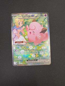 Lillie's Clefairy 184/159 EX Full Art Journey Together Pokemon Card - Image 1