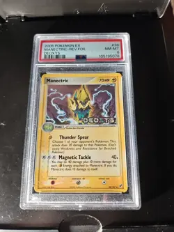 PSA 8 NM-MT 2005 Manectric -Rev-Foil 38/107 Pokemon Card - Image 4