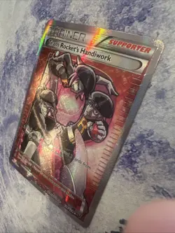 Team Rocket's Handiwork Full Art Pokemon Card 124/124 XY Era Fates Collide - Image 3