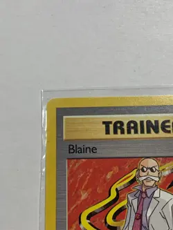 Blaine 100/132 Gym Challenge Rare Vintage Pokemon Card WOTC TCG English LP - Image 4