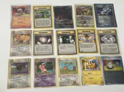 Pokemon Card Lot Rare Vintage Japanese Holo Pikachu Trainer ImakuniUs Duodo - Image 1