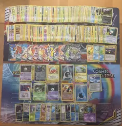 Vintage & Modern Pokemon Card Lot Holo Etc MP-Damaged Leafeon Dragonite 590+ - Image 1