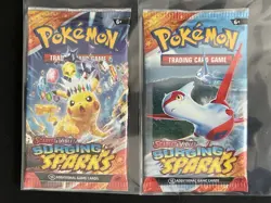 Pokemon TCG Scarlet & Violet Surging Sparks Booster Pack 10 Card Each (2 Packs) - Image 1