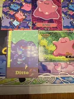11 Non-TCG Ditto Card Different Sets Cracked Ice & Heart Holo / Non Holo Pokemon - Image 3