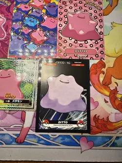 11 Non-TCG Ditto Card Different Sets Cracked Ice & Heart Holo / Non Holo Pokemon - Image 5