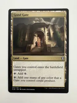 Gond Gate MTG Magic the Gathering Card NM Near Mint CLB - Image 1