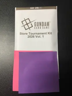 Gundam Card Game Store Tournament Kit 2026 Vol 1 English SEALED - Image 2