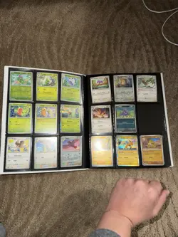 Pokemon Scarlet & Violet 151 Card Lot Binder Partial Set MEW EN! Master Must See - Image 3