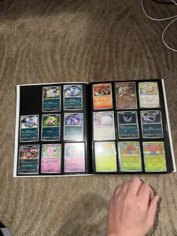 Pokemon Scarlet & Violet 151 Card Lot Binder Partial Set MEW EN! Master Must See - Image 4