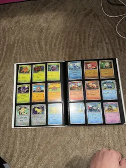 Pokemon Scarlet & Violet 151 Card Lot Binder Partial Set MEW EN! Master Must See - Image 5