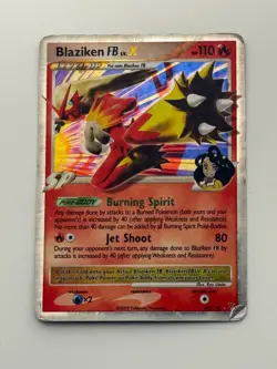 Pokemon BLAZIKEN FB LV. X Card SUPREME VICTORS Platinum Set 142/147 Rare Holo - Image 1