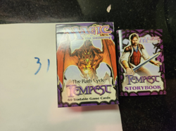 MTG *Tempest Empty Deck Box W/ Rulebook* (Used) Magic the Gathering - Image 1