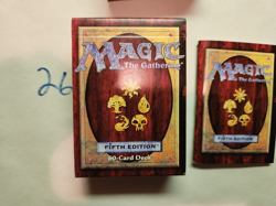 MTG * Fifth 5th Edition Empty Deck Box W/ Rulebook* (Used) Magic the Gathering - Image 1