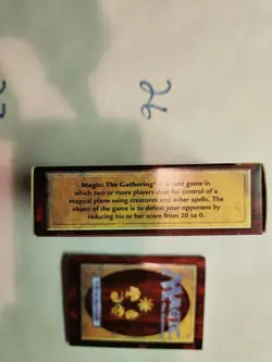 MTG * Fifth 5th Edition Empty Deck Box W/ Rulebook* (Used) Magic the Gathering - Image 3