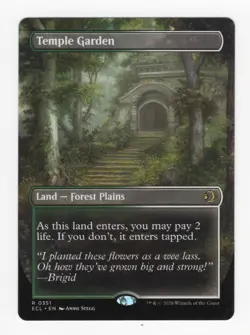 Temple Garden (Borderless) Lorwyn Eclipsed Regular - Image 1
