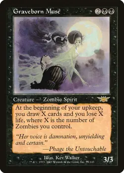 MTG Graveborn Muse - 73 / English / Lightly Played - Image 1